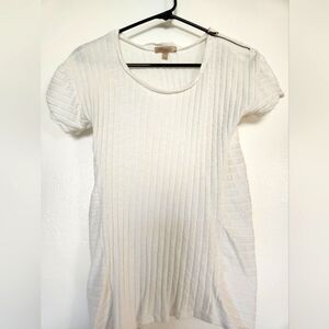 White Anthropologie Top